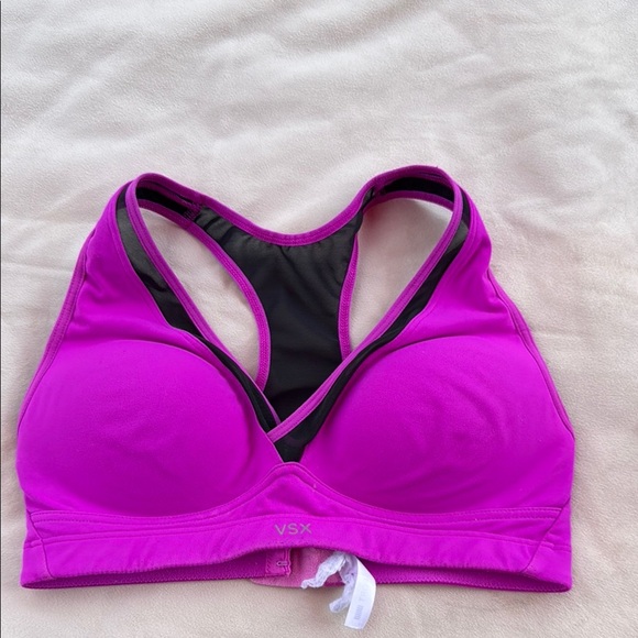 Victoria's Secret .  Pink and Purple Crop Top Racerback - Picture 1 of 6